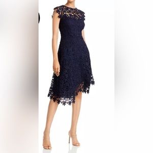 Eliza J - Lace Asymmetric Cocktail Dress